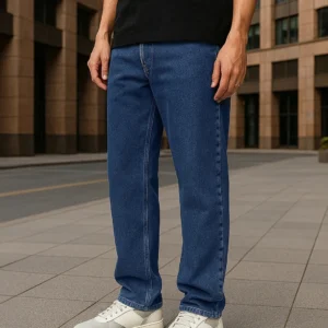 Men’s Blue Slim Straight Fit