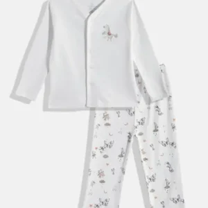 Unisex 2-Piece Printed Pyjama Set